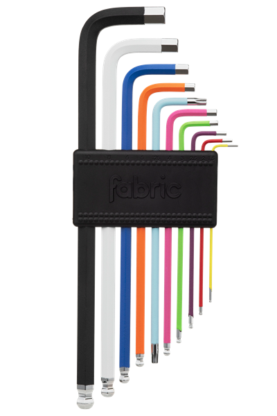 Picture of Fabric hex key set (10-piece, color coded)