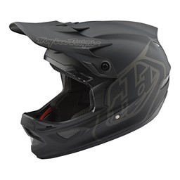 Picture of Troy Lee Designs D3 Fiberlite full face helmet - Mono Black