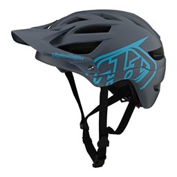 Show details for Troy Lee Designs A1 helmet - Drone Gray/Blue Picture of Troy Lee Designs A1 helmet - Drone Gray/Blue