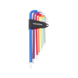 Picture of VOXOM hex key set (9-piece, color coded)