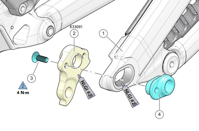 Picture of Derailleur hanger GT Force Carbon 29 (K33091)