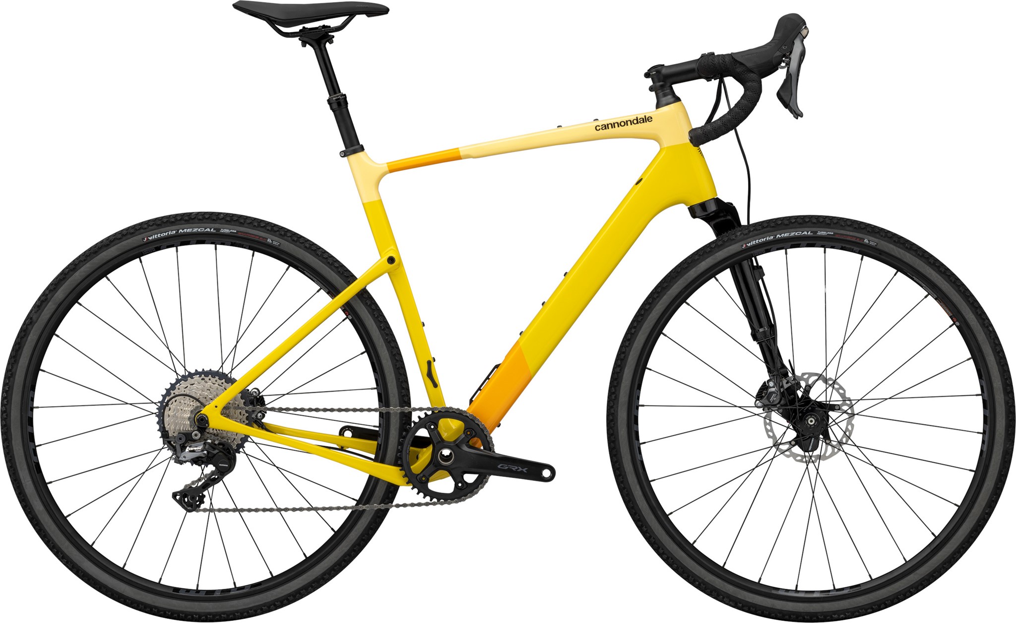 Picture of Cannondale Topstone Carbon Lefty 2 Gravel Bike 2023 - Laguna Yellow