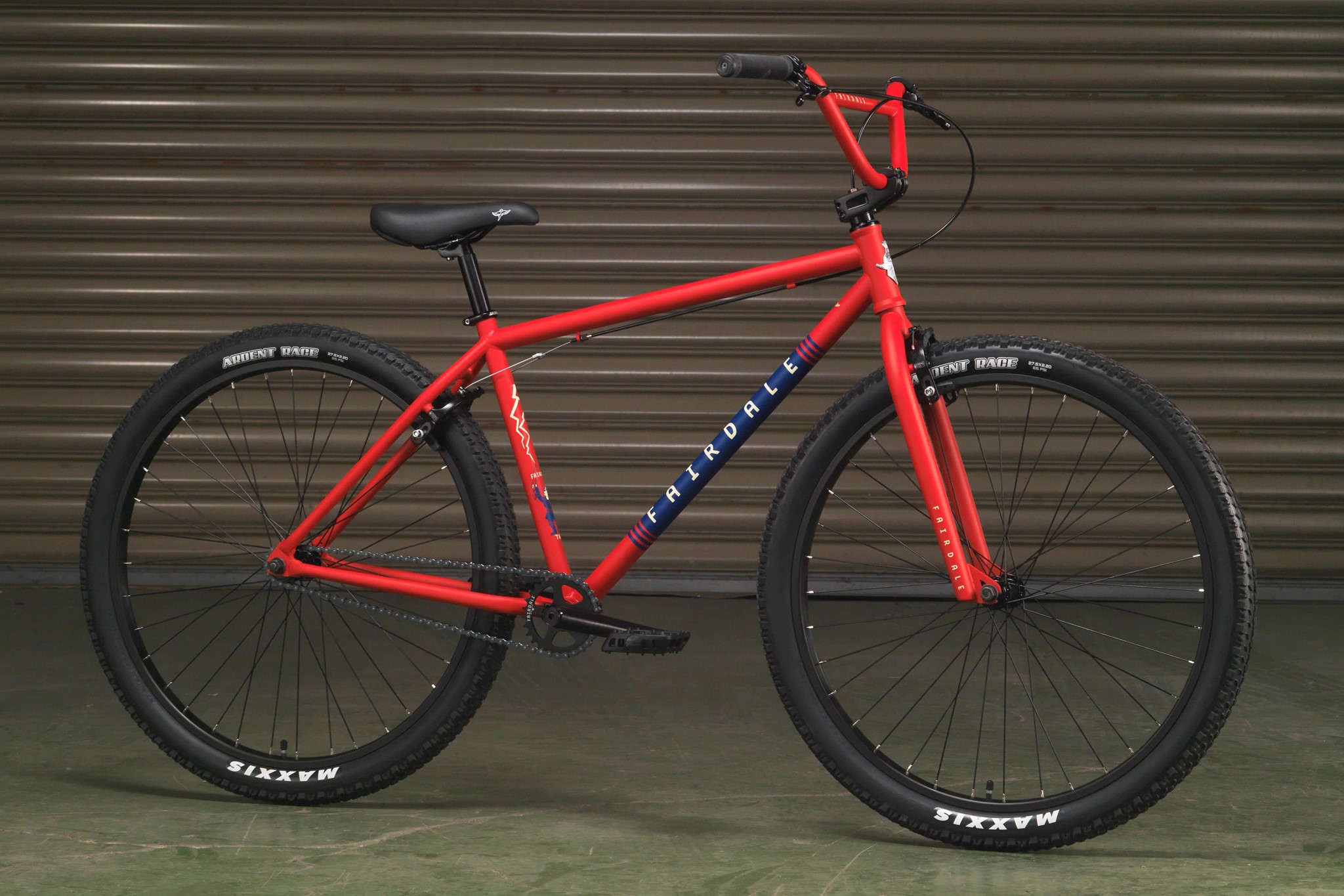 Bild von Fairdale Taj Cruiser/Commuter Bike 2023 - Matte Fire Engine Red