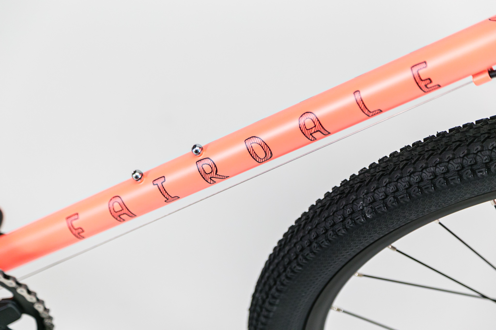 Bild von Fairdale Weekender Archer Gravel/Commuter Bike 2023 - Matte Coral Red