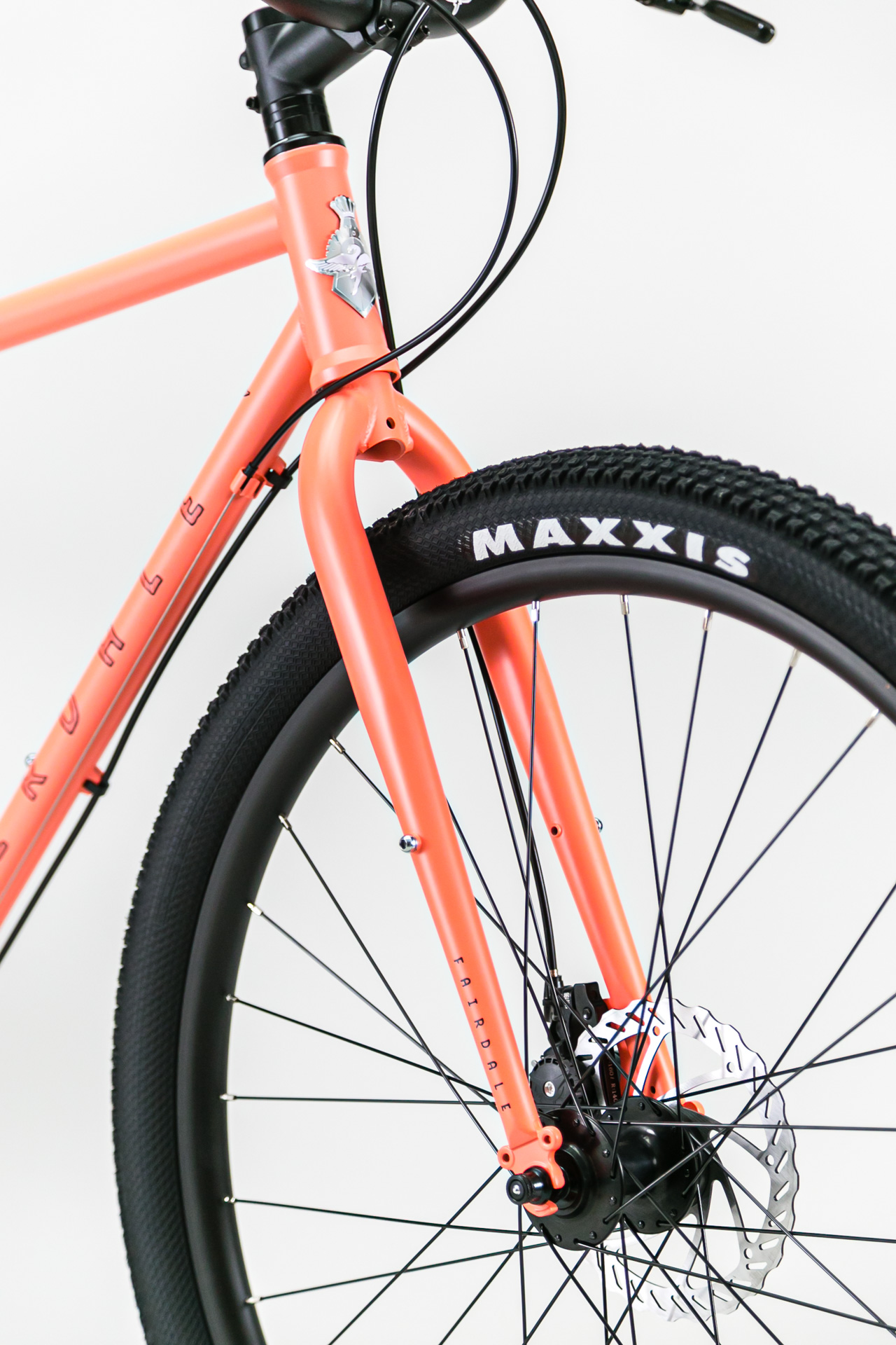 Bild von Fairdale Weekender Archer Gravel/Commuter Bike 2023 - Matte Coral Red