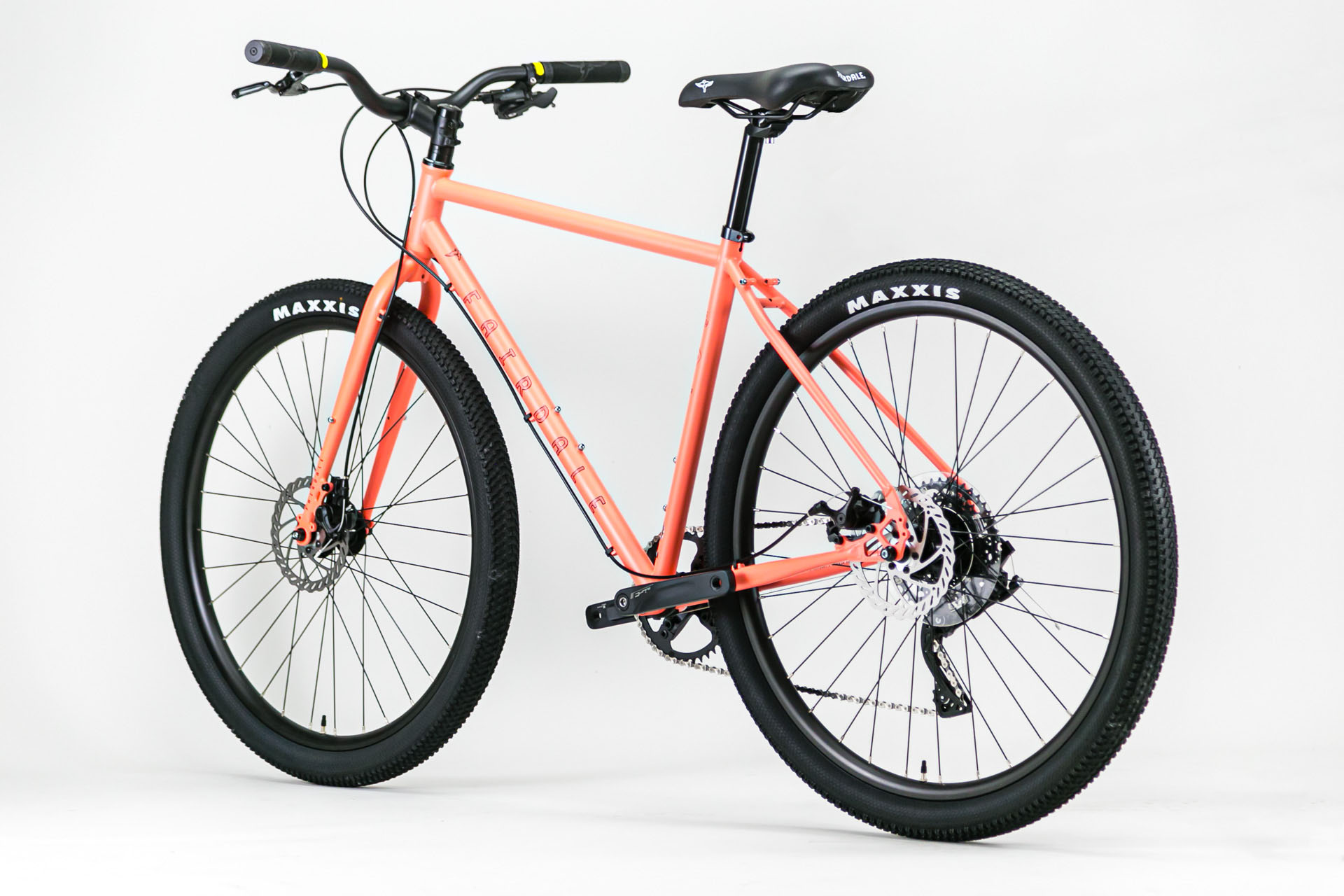 Bild von Fairdale Weekender Archer Gravel/Commuter Bike 2023 - Matte Coral Red