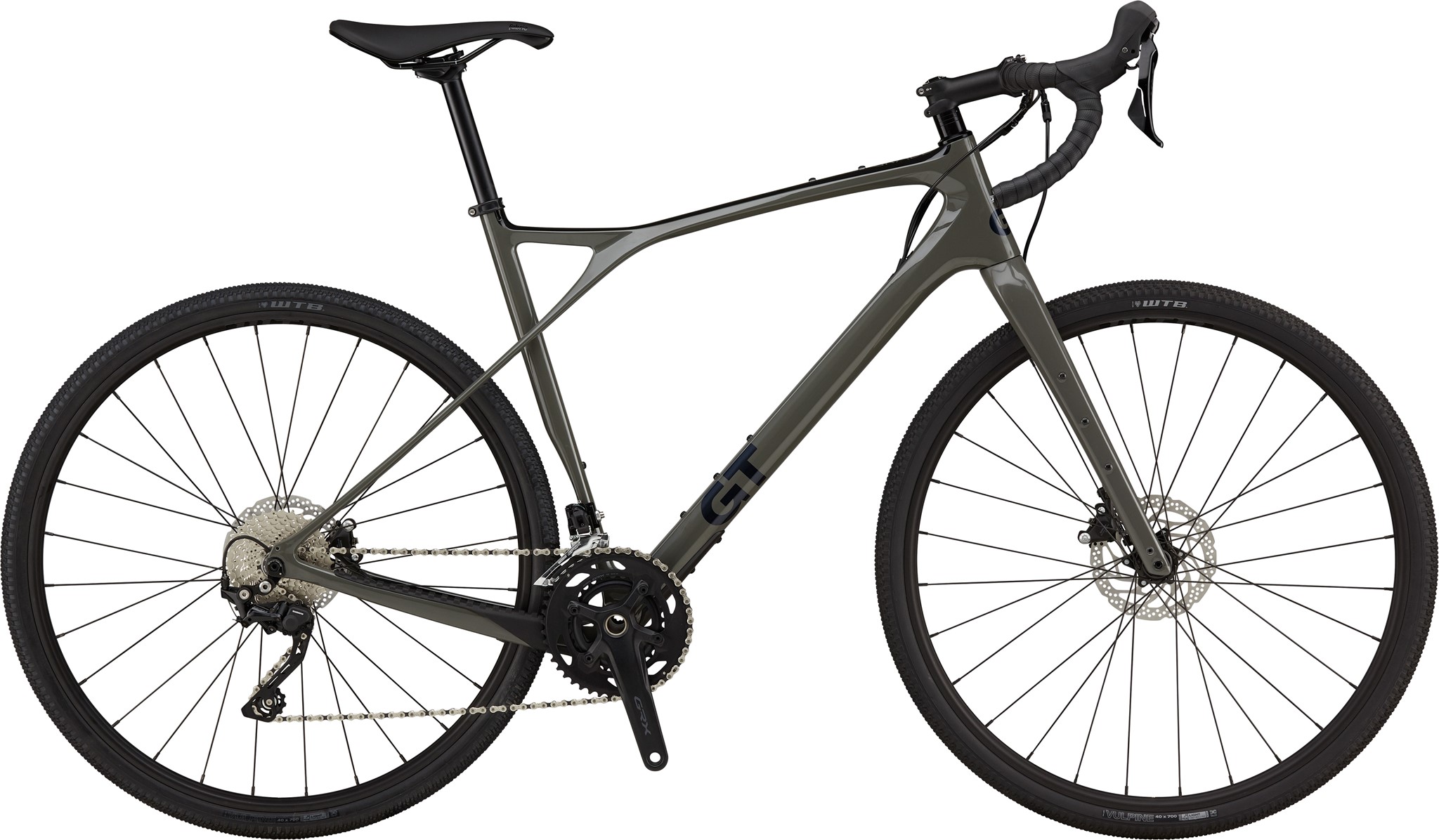 GT Grade Carbon Elite Gravel Bike - Gloss Wet Cement Grey | The Cyclery