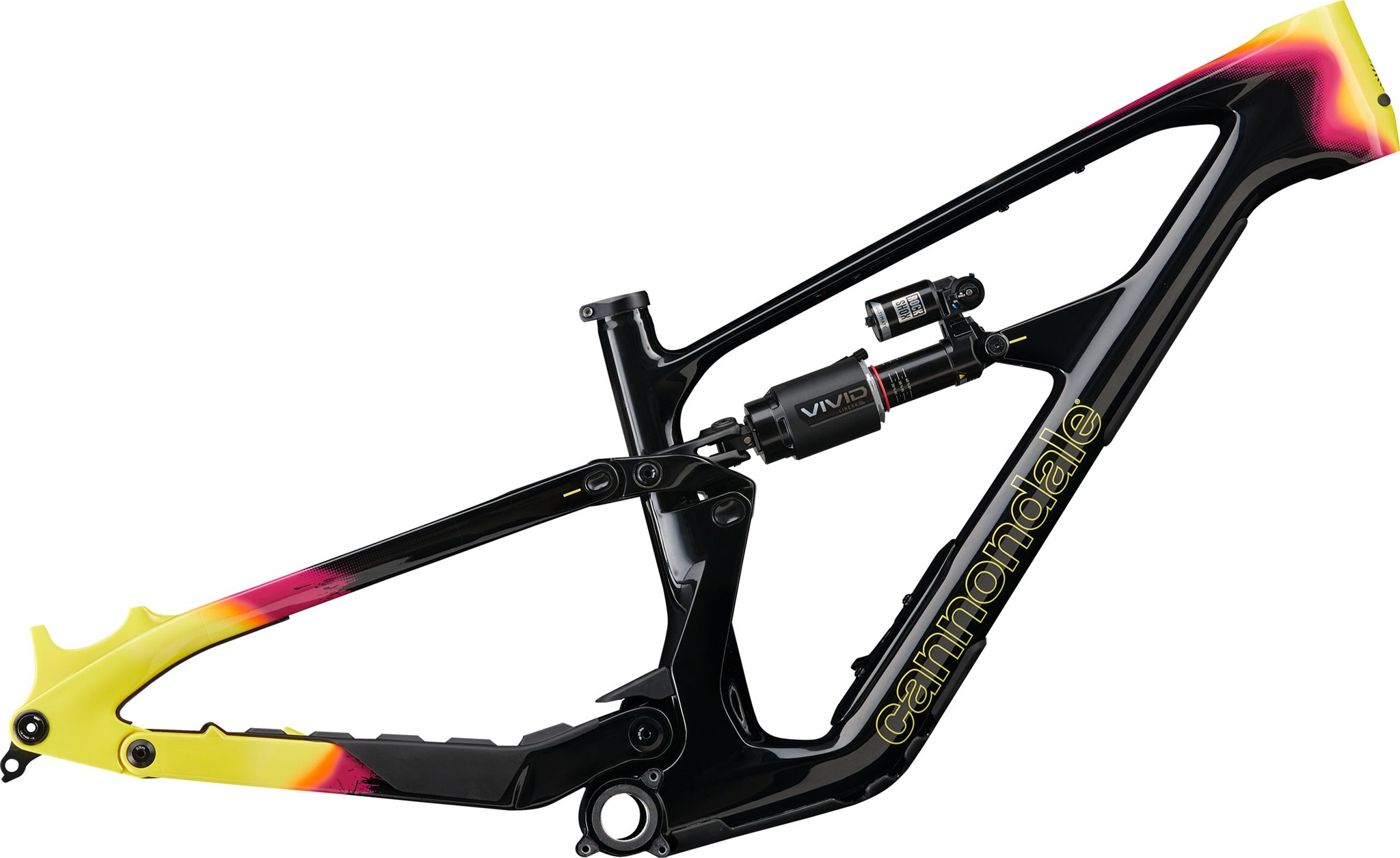 Bild von Cannondale Bad Habit Enduro Rahmen - Black with WOW colors